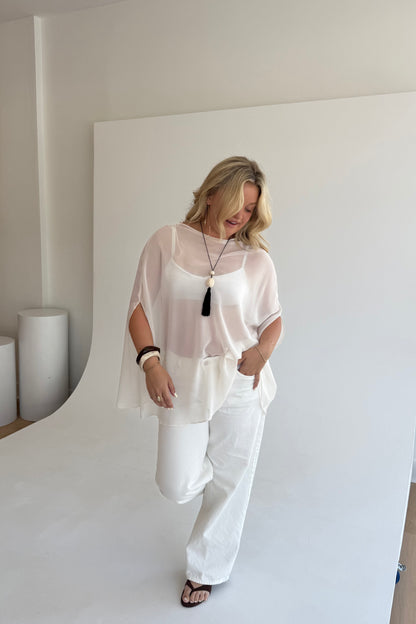Ophelia Sheer Poncho