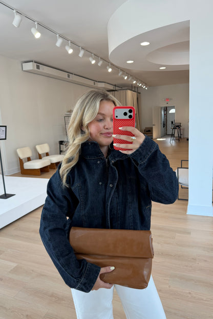 SoHo Clutch - Brown