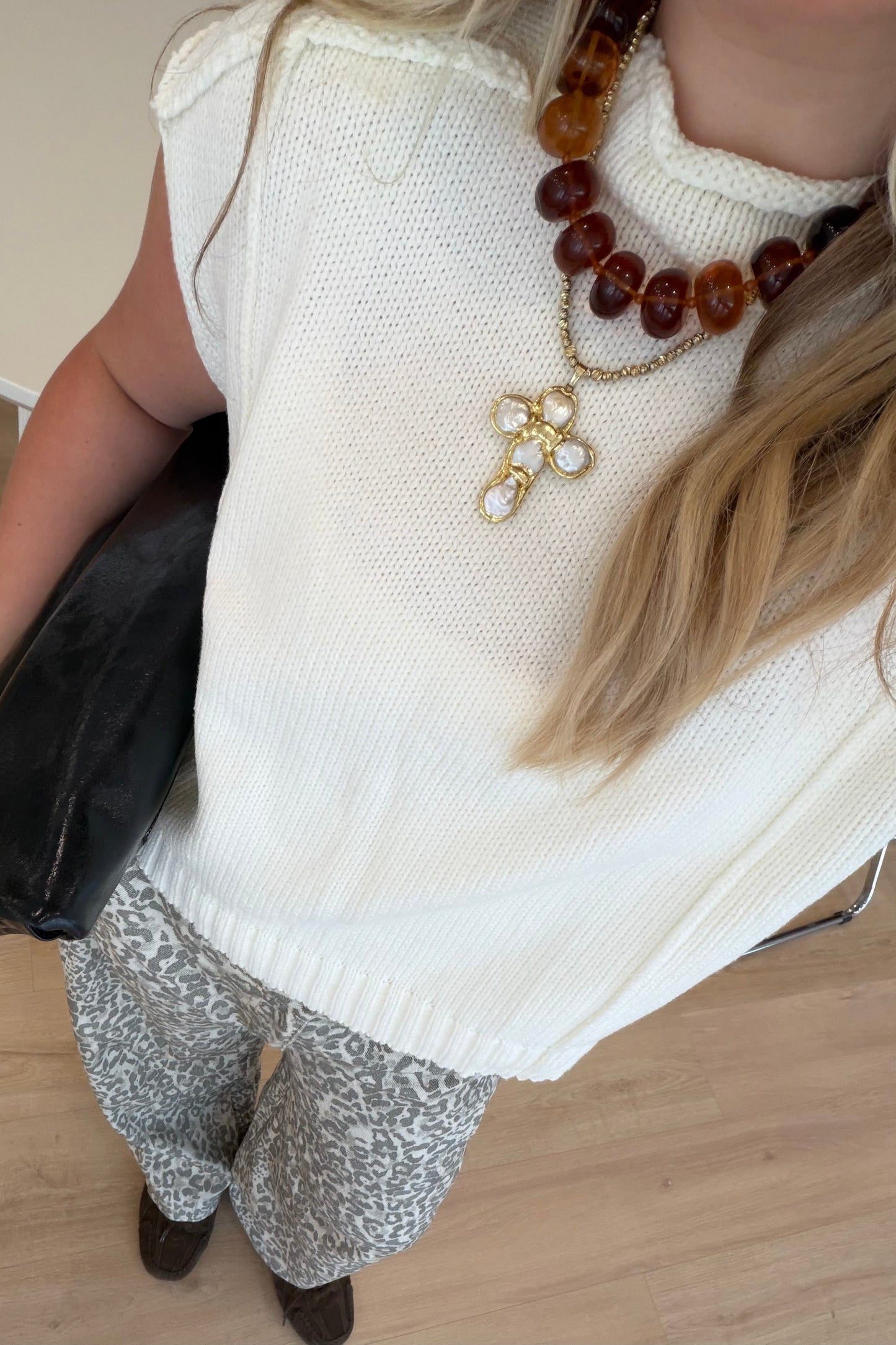 Perry Mock Neck Sweater Vest