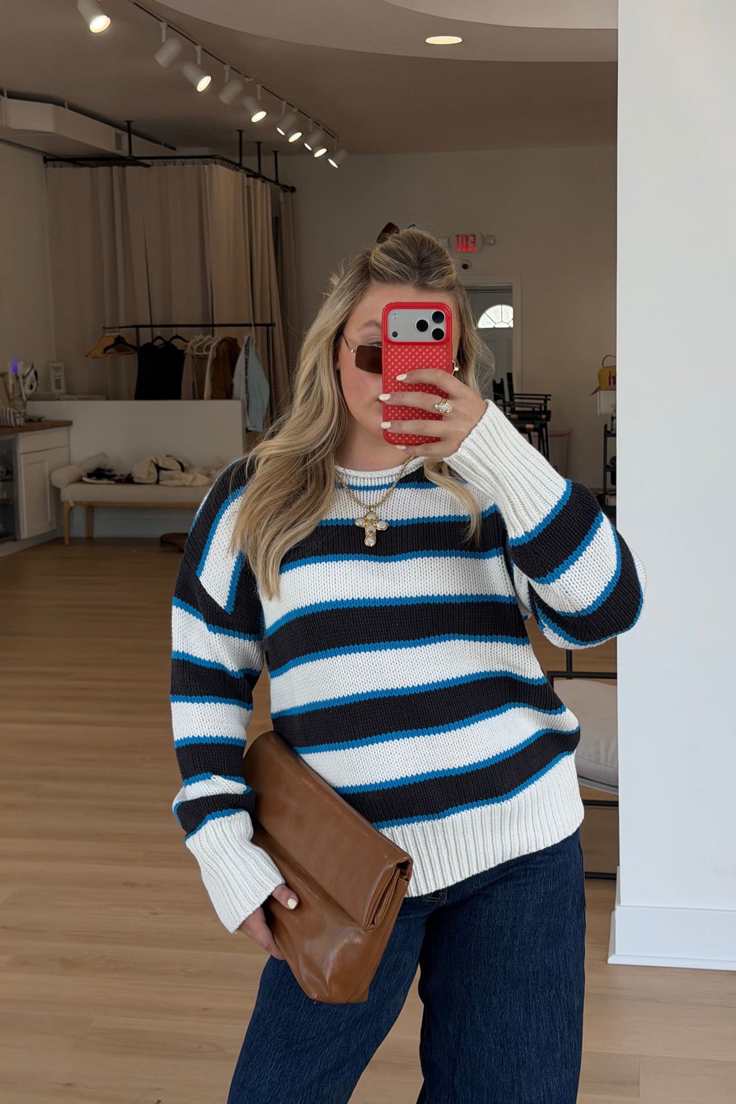 SoHo Clutch - Brown