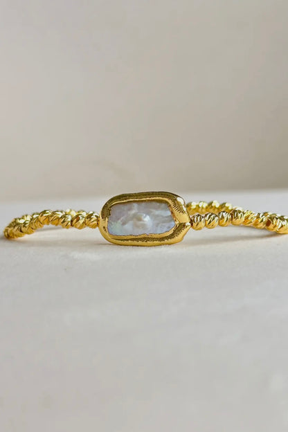 Pearl Beam Stretch Bracelet