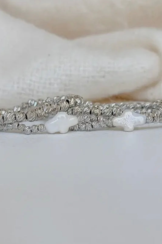 In Faith Cross Bracelet - Silver