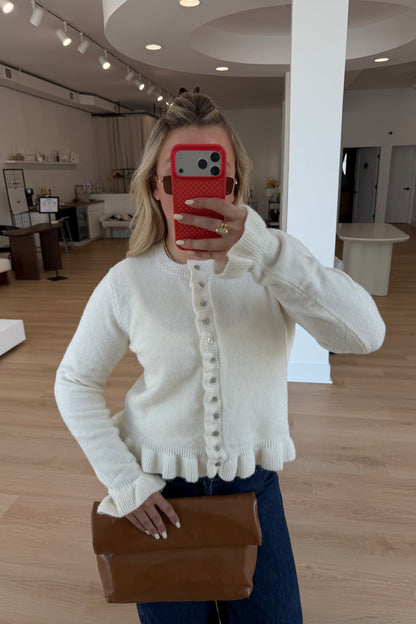 Sutton Ruffle Cardigan