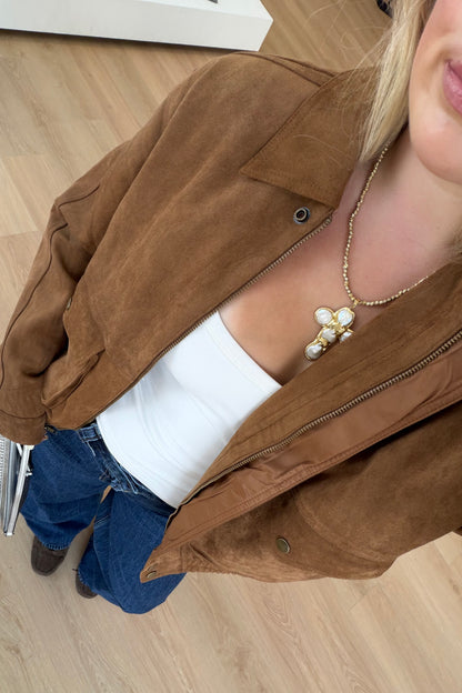 Montana Faux Suede Jacket
