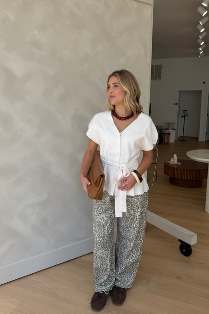 Madison Tie Waist Top