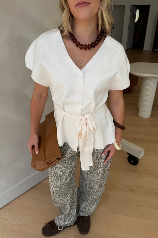 Madison Tie Waist Top