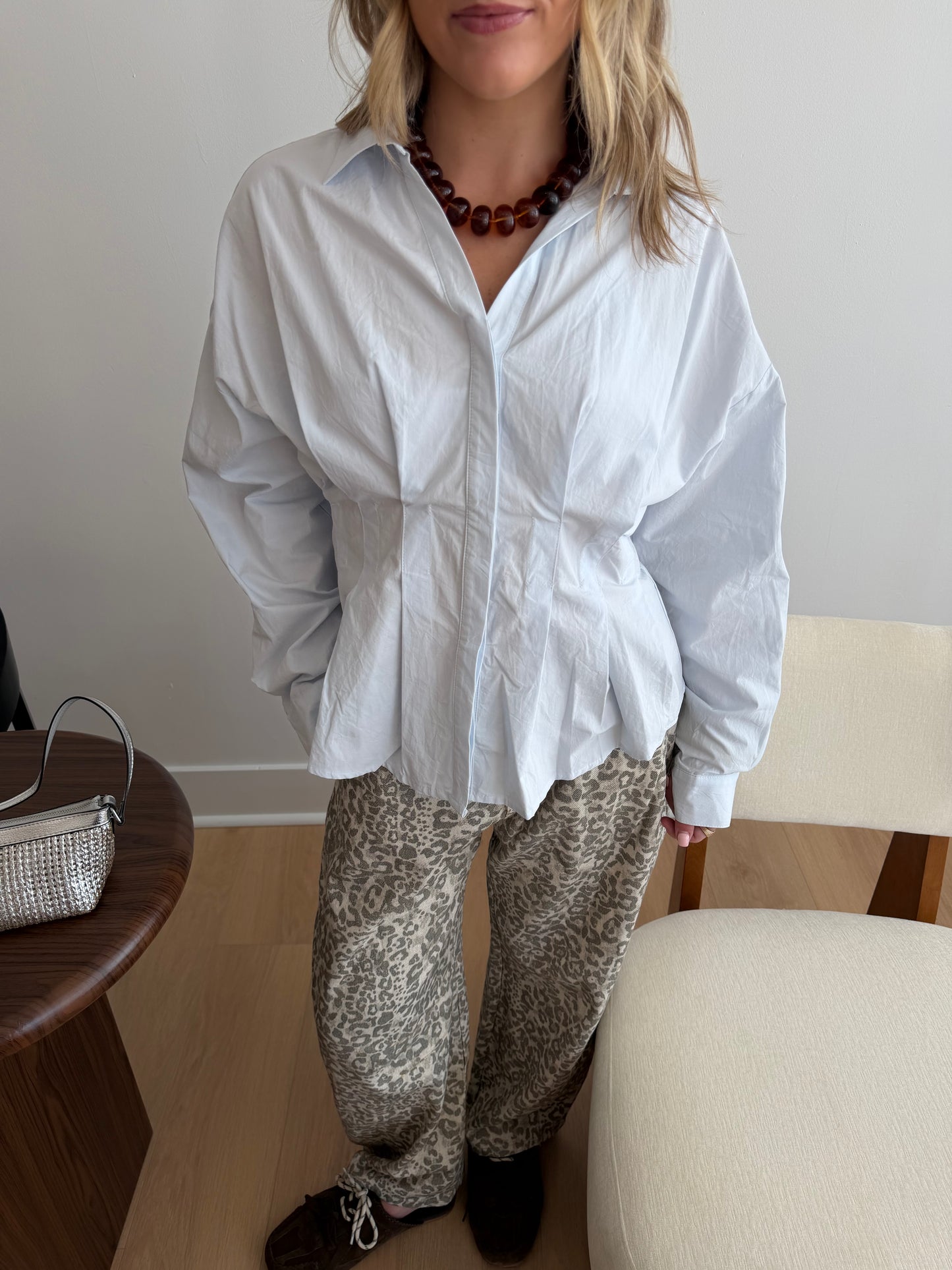 Reese Pleated Top