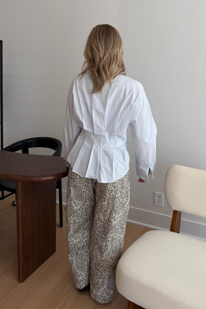 Belford Leopard Barrel Pant