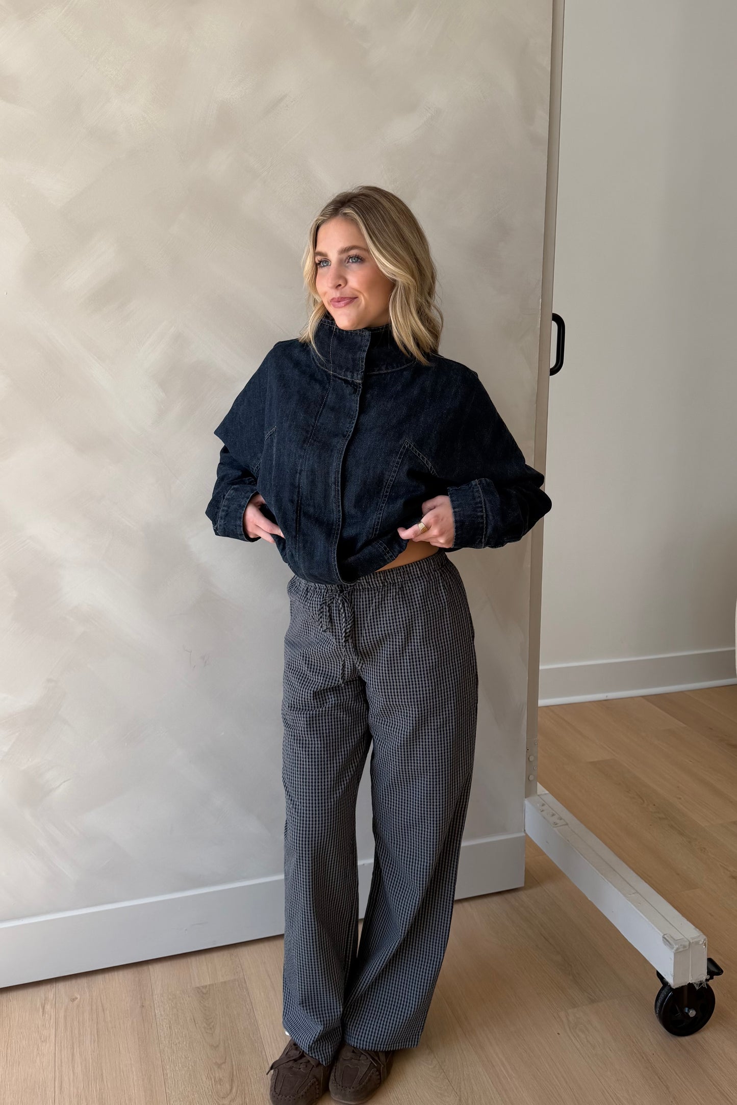 Tribeca Gingham Pant