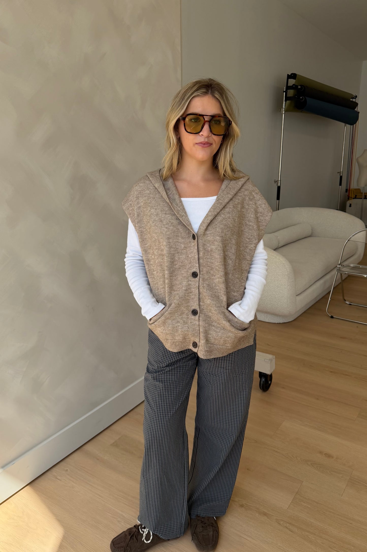 Lexington Hooded Knit Vest – Grain