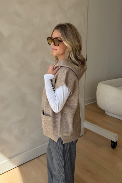 Lexington Hooded Knit Vest – Grain