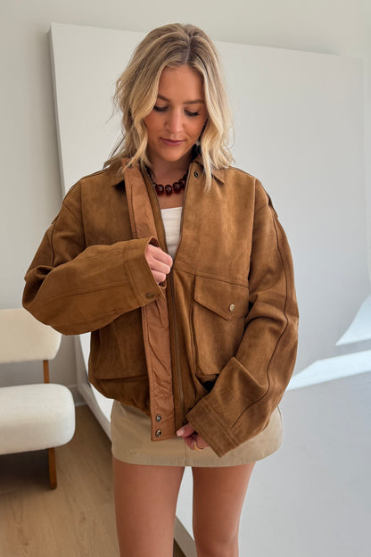 Montana Faux Suede Jacket