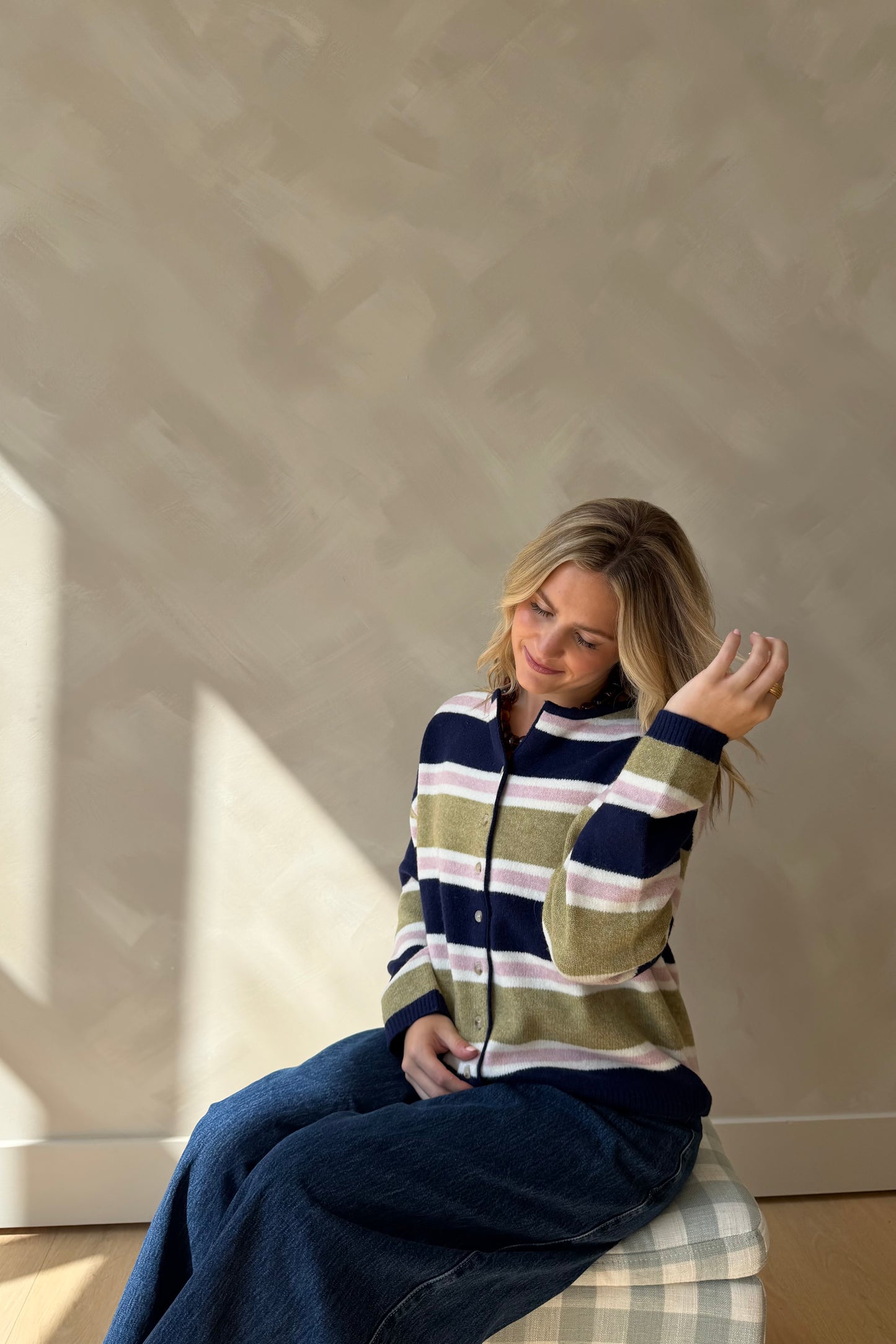 Crosby Striped Cardigan