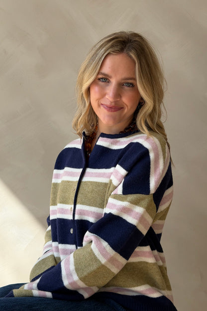 Crosby Striped Cardigan