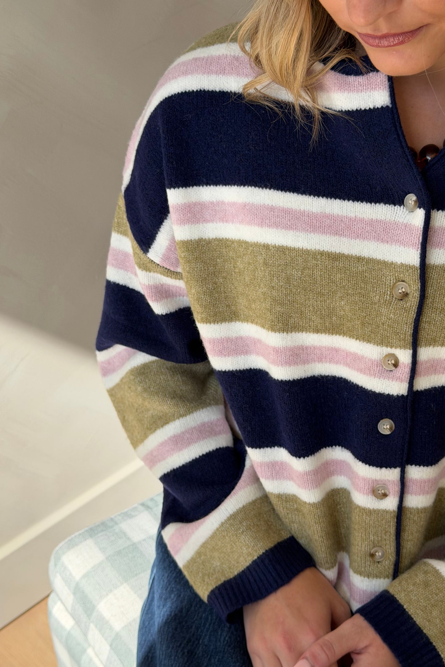 Crosby Striped Cardigan