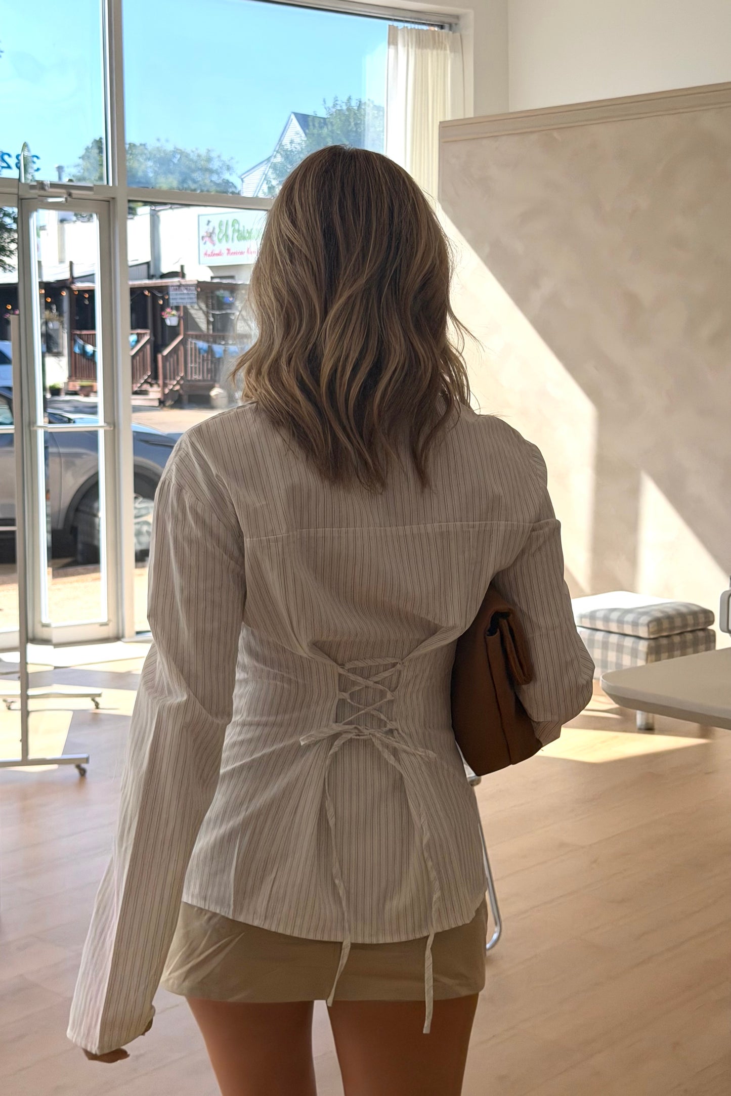Collins Lace-Up Shirt