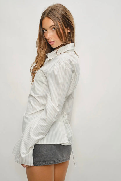 Collins Lace-Up Shirt