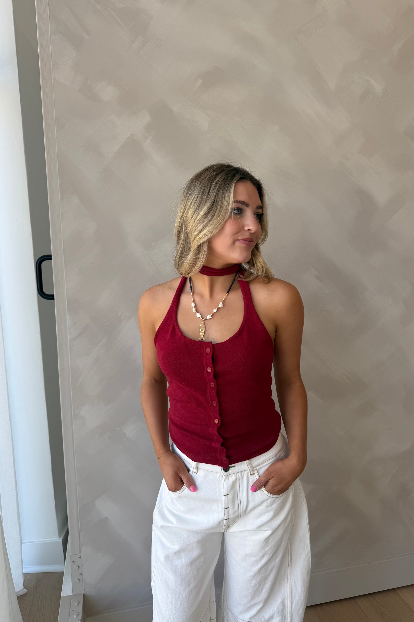Sangria Halter Top