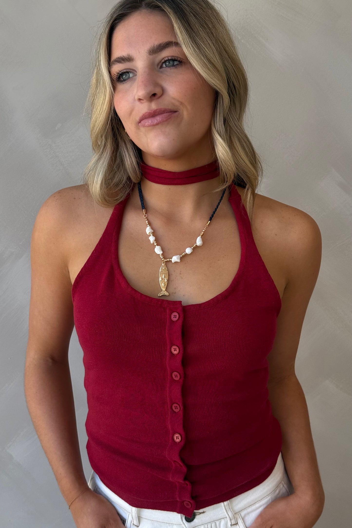 Sangria Halter Top