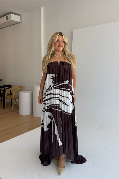 Island Muse Maxi Dress - Brown