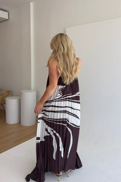 Island Muse Maxi Dress - Brown