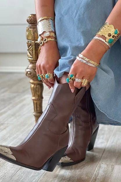 Ultra Haven Ring - Turquoise/Tigers Eye