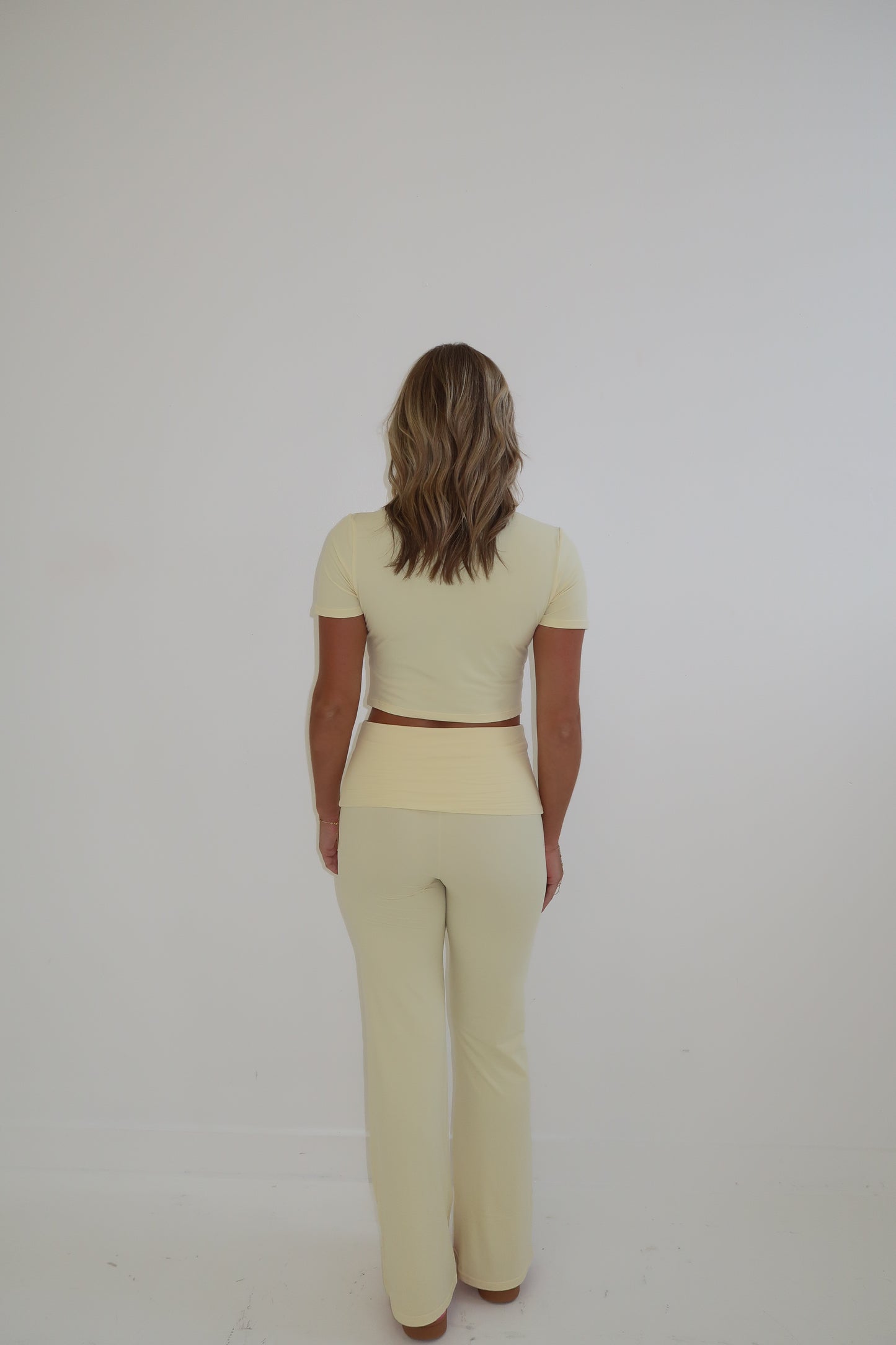 The Flare Pant - Lemon