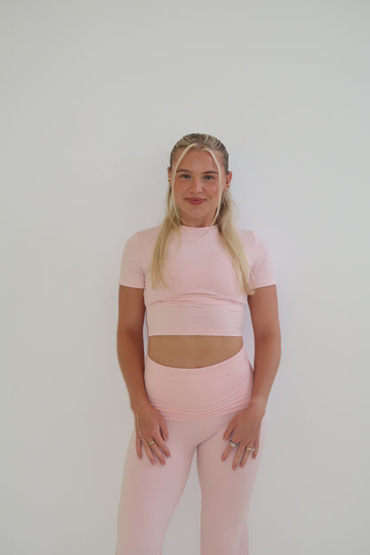 The Crop Tee - Pink