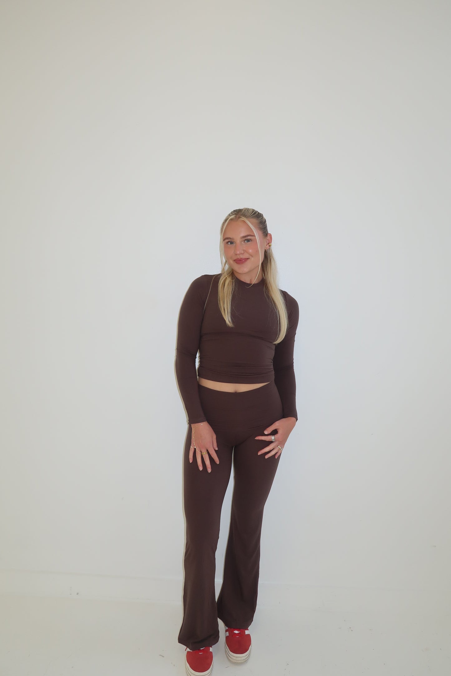 The Flare Pant - Brown