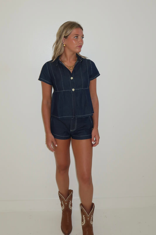 Harper Denim Set