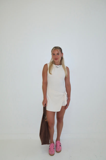 The Wrap Dress - Cream