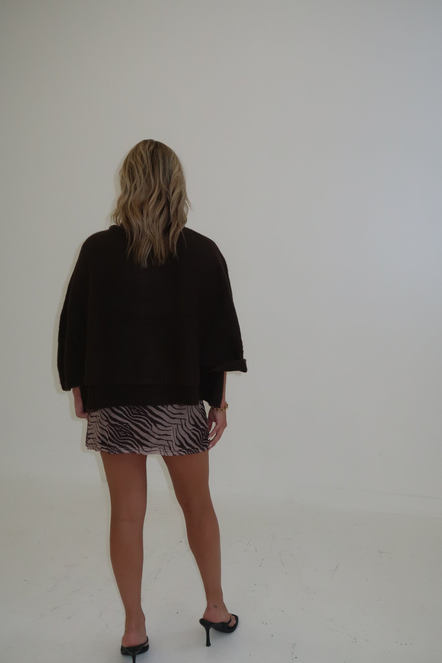 The Cape Cardigan in Espresso