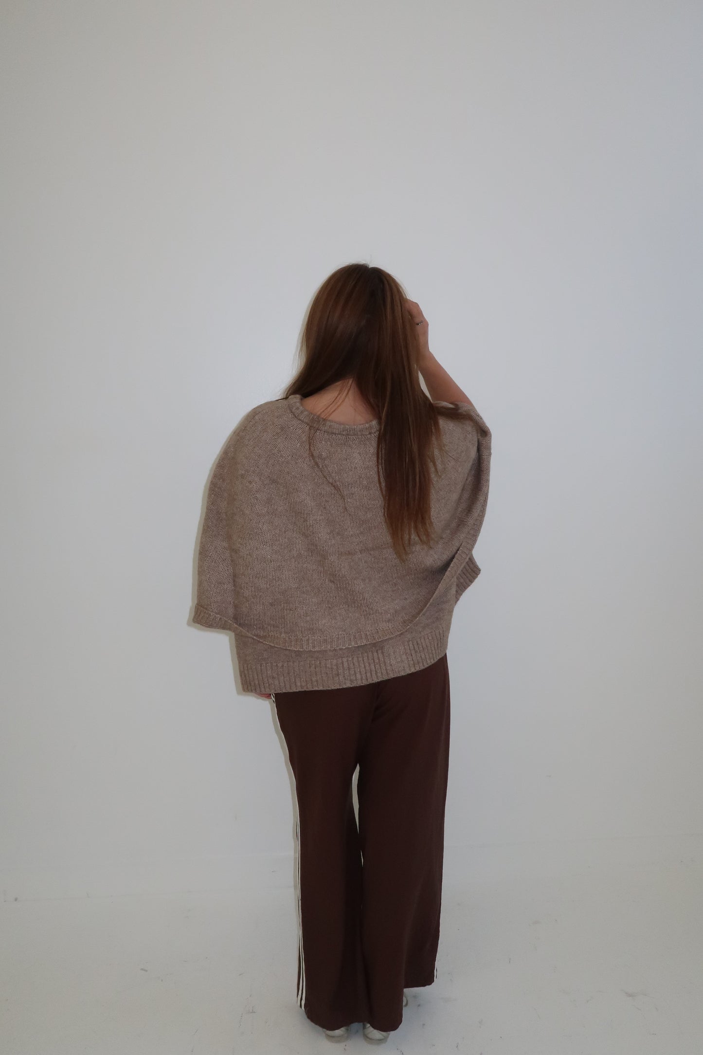 The Cape Cardigan in Taupe