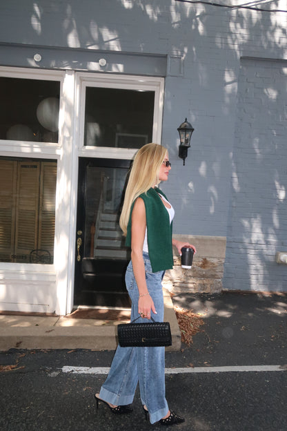 Woven Clutch in Black