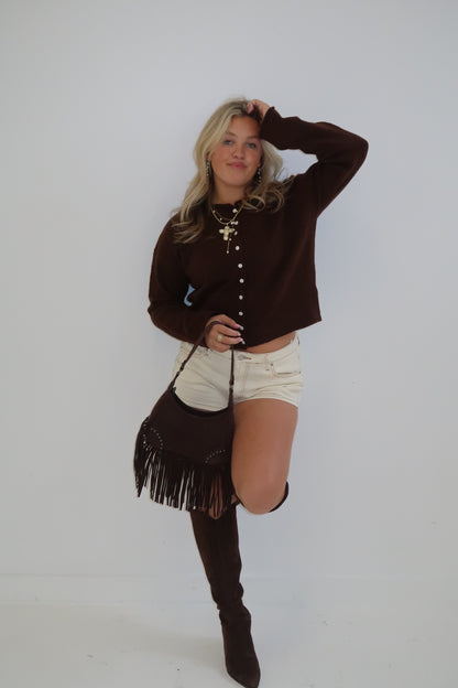 Saddle Up Purse: Dark Brown