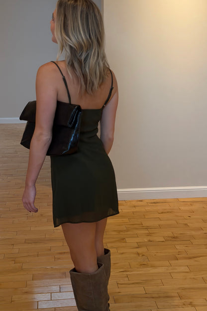 Olive Hour Mini Dress