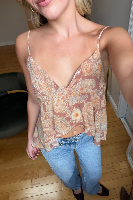 Rosaline Paisley Top