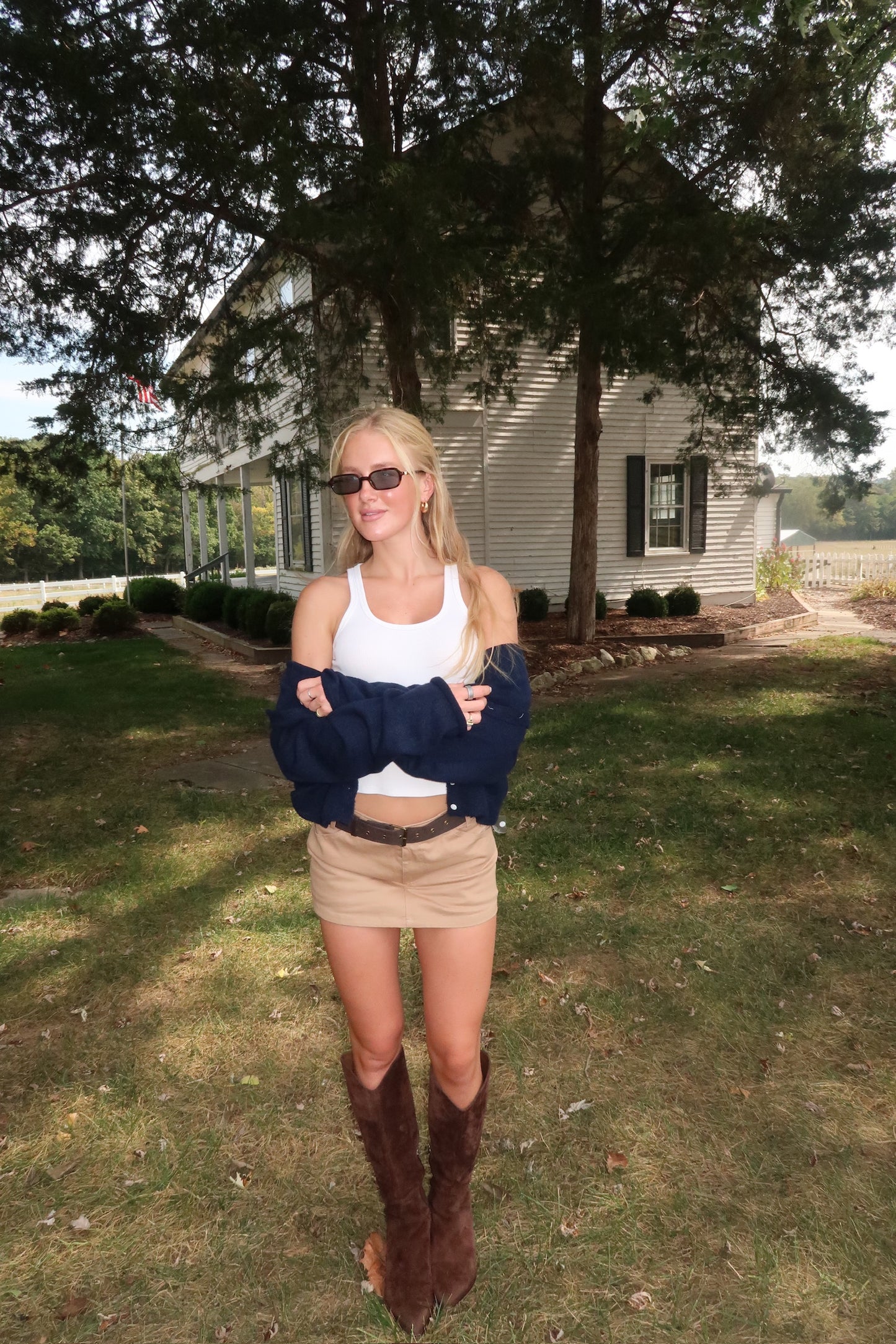 Essential Cardigan in Navy