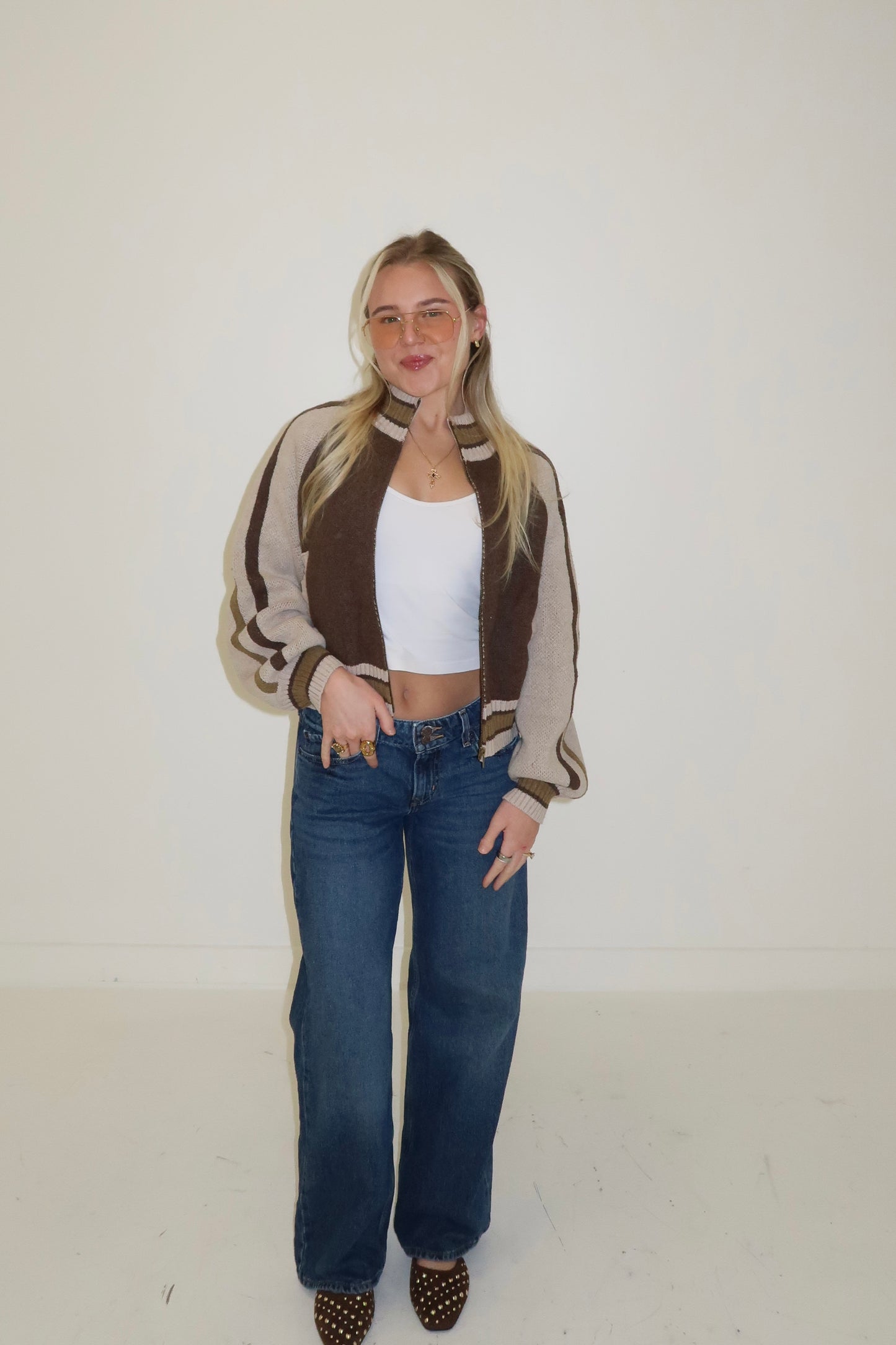 Starstruck Knit Zip Up