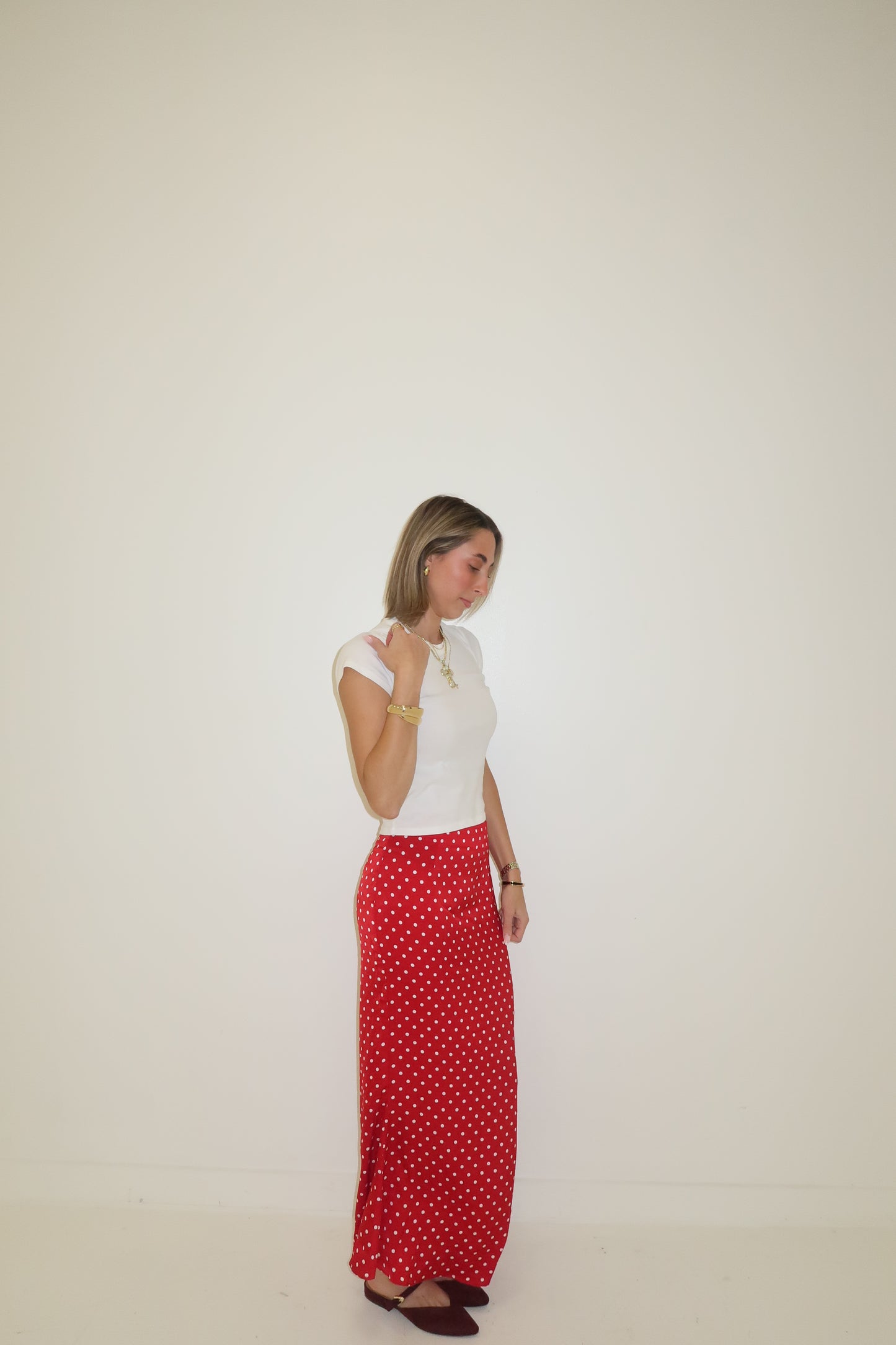 Hot On The Dot Skirt