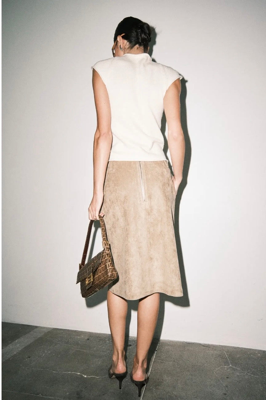 Rowan Knit Top in Cream