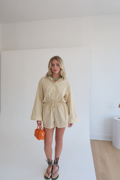 The Solana Romper - Yellow