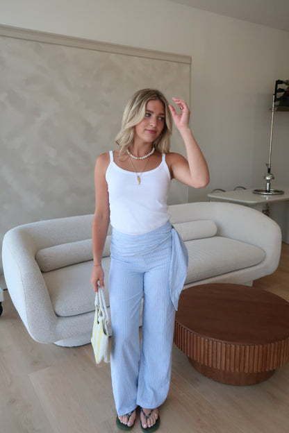 Daytrip Wrap Pant - Blue
