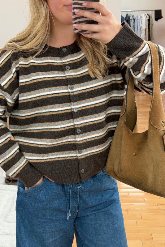 The Quinn Striped Cardigan