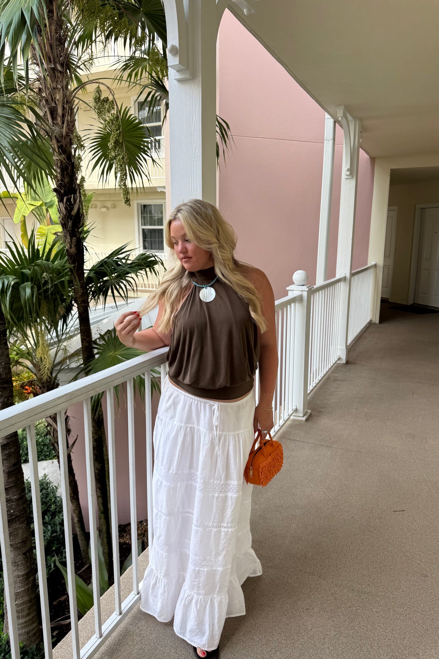 Take It Back Top - Brown