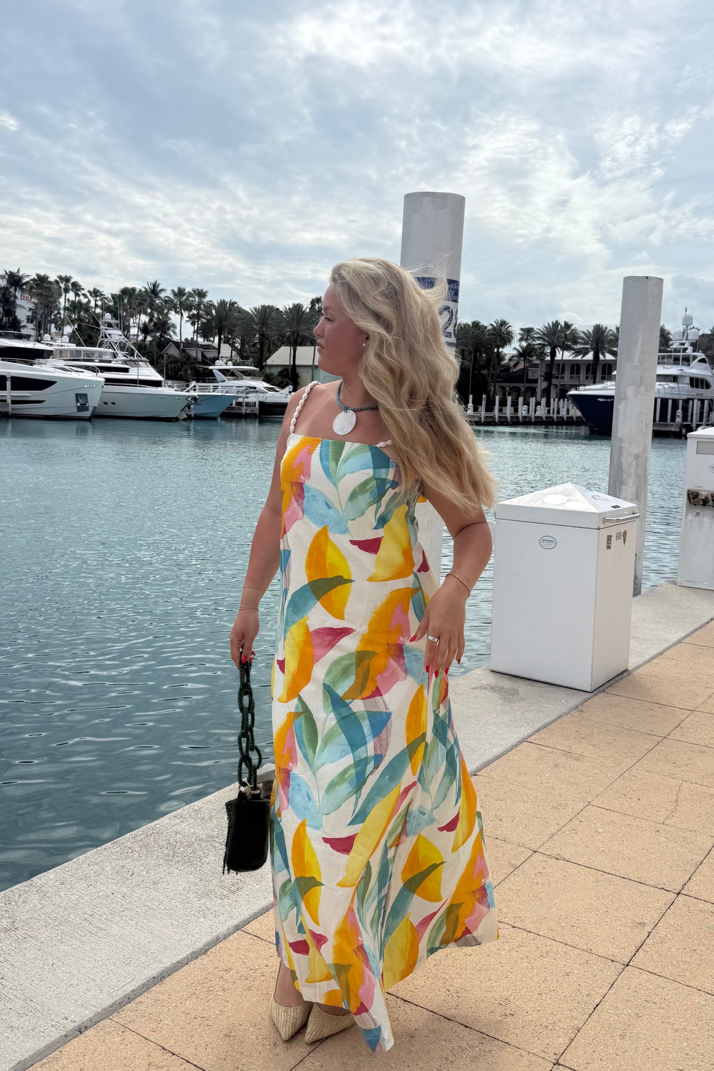 Island Palette Maxi Dress - Multi