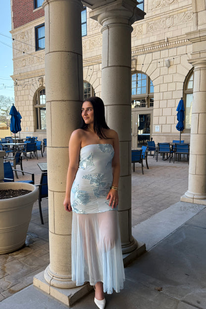 Something Blue Maxi Dress