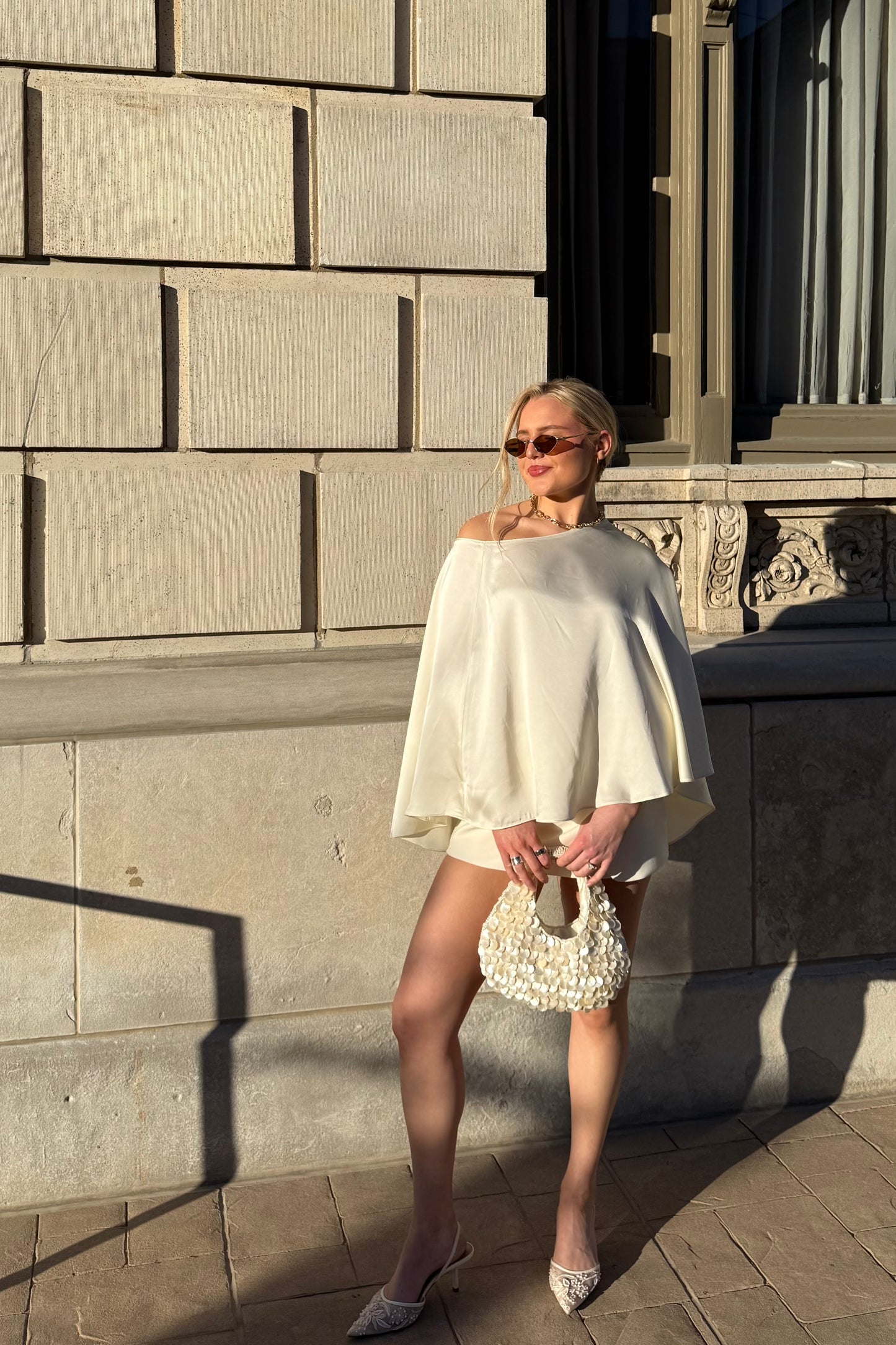 Afterglow Poncho Top