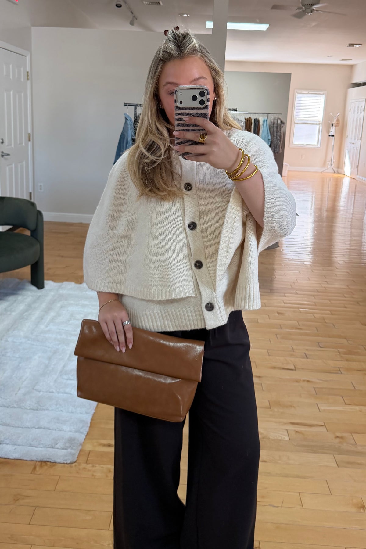 The Cape Cardigan in Cream