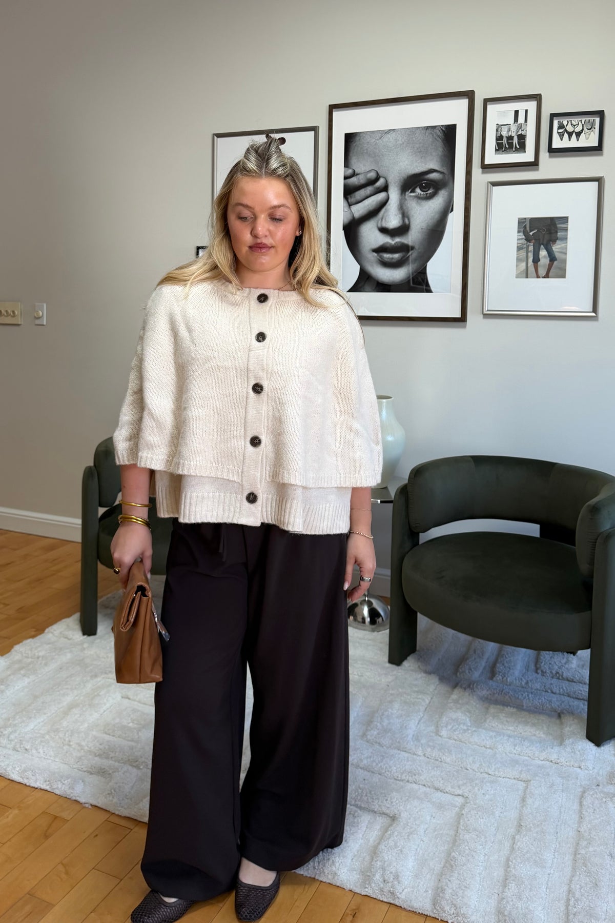 The Cape Cardigan in Cream